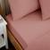 Dunelm Pure Bed Sheet Pink (200x180cm)
