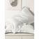 Shein 1pc Satin Solid Color Pillowcase With Envelope Closure Design, Bedroom Bedding Pillow Case White (74x48cm)