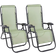 OHS Sun Lounging Garden Chairs 2-pack - Sage