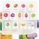 Shein 1set Children's Fruit Bead Stringing Toy With Abs Material, Picture Cognition Learning Card, Educational Toy For Sorting And Stacking Fine Movement Skills, Suitable For Pretend Play, Early Montessori Teaching Aid For Boys And Girls 3+ Years Old