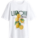 H&M Printed T-shirt - White/Lemons