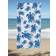 Shein Mandala Pattern Beach 1pc Bath Towel White, Blue (140x70cm)