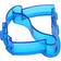 Shein 1pc Cartoon Dinosaur Shaped Simple PS Utstickare 11.5 cm