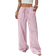 Shein Women Solid Color Tied Waist Pocket Wide Leg Pants