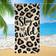 Shein Oversized Microfiber Beach - Stay Wild Leopard Print Bath Towel Brown, Black (160x80cm)