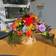 Bloomit Farverig Blomsteræske med Vin
