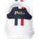 Polo Ralph Lauren Heritage Court II Leather Trainer - White/Navy/Red