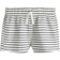 H&M Cotton Jersey Shorts - Hvid/Sortstribet (1276620005)