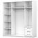 Idźczak meble Modern White Wardrobe 203x218cm