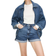 H&M Mom Ultra High Denim Shorts - Denim Blue