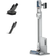 Shark BU3521UK Cordless Stick Vacuum Cleaner - Navy Blue & White