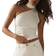 H&M Draped One-Shoulder Top - White