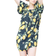 H&M Balloon-Sleeved Tunic Dress - Black/Lemons