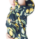 H&M Balloon-Sleeved Tunic Dress - Black/Lemons
