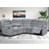 Luxury Life Fabric Corner Sofa 210cm 5 Seater