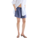 H&M Linen Blend Drawstring Shorts - Pigeon Blue