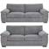 Luxury Life Collingdale Jumbo Cord Sofa 190cm 2pcs 2 Seater, 3 Seater