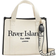 River Island Embroidered Tote Bag - Cream