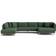 Møbelkompagniet Cali U-sofa Cozy Green Sofa 374cm