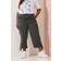 Yours Cropped Cargo Trousers - Black