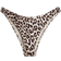 H&M Bikini Bottoms Cheeky - Light Beige/Leopard Print