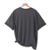 Shein Stugaz Plus Size Women Cherry Print Round Neck Loose T-Shirt - Dark Grey