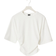 Gina Tricot Soft Touch Ruched Tee - Off White