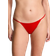 PINK Cotton String Bikini Panty - Bright Vermillion