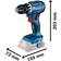 Bosch Blauw GSR 18V-45 Professional Accuschroefboormachine 2 x 2,0 Ah accu oplader In L-Case 06019K3202
