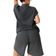 Shein SXY Summer Wasteland Style Casual Two-Piece Set, Distressed Snow Washed Tee With Drop Shoulder & Wide-Leg Bermuda Shorts