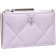 Tory Burch Kira Diamond Quilt Zip Card Case - Purple Heather
