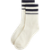 H&M Ribbstickade Strumpor 5-Pack - Crèmevit