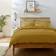 Dunelm Pure Cotton Plain Dye Duvet Cover Yellow (200x135cm)