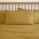 Dunelm Pure Cotton Plain Dye Duvet Cover Yellow (200x135cm)
