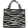 River Island Zebra Embroidered Tote Bag - Black