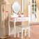 Temu Uenjoy White Schminktisch 40x143cm