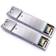 Elfcam 2 Pack 1.25 Gbps SFP, Singlemode SC Fiber Optic Connector 10KM DDM, TX 1310nm / RX 1550nm and TX 1550nm / RX 1310nm