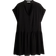 H&M Crinkled Tunic Dress - Black