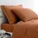 Dunelm Pure Cotton Plain Dye Duvet Cover Orange (200x135cm)