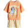 H&M Pojke 2-Delat Sweatshirtset Med Tryck - Ljusorange/Bluey