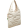 Coach Loop Flat Tote With Quilting - Cloud