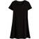H&M Girls Black Short-sleeved jersey dress 12-14Y