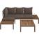 Ambia Garden 2306001701 Outdoor Lounge Set, 1 Table incl. 2 Sofas