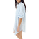 H&M Linen Beach Shirt - White/Blue Striped