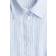 H&M Linen Beach Shirt - White/Blue Striped