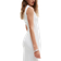 H&M One Shoulder Top with Twisted Detail - White