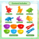 Shein Dinosaur Count & Sorter Playset - Interactive Math Learning Toy With Colorful Stacking Bowls - Ideal Toddler STEM Educational Gift For Christmas(Animal Color Random)