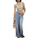 River Island Wide Leg Pyjama Style Jeans - Blue