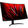 Acer Nitro Gaming 31.5" Curved WQHD 180Hz 1ms FreeSync Premium Gaming Monitor (DisplayPort, HDMI x2) - Black
