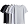 H&M T-shirts 5-pack - Light Grey/White (0750428036)